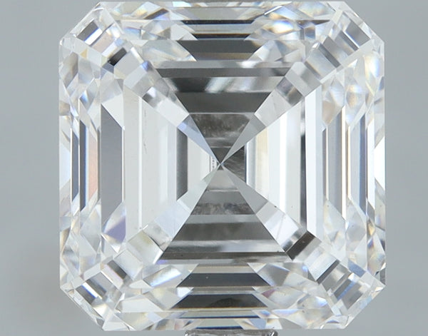 Lab-Grown 3.01 Carat Asscher Cut Diamond color E Clarity VS1, precious stones, engagement diamonds