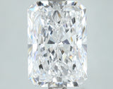 Lab-Grown 3.01 Carat Radiant Cut Diamond color D Clarity VS2, precious stones, engagement diamonds