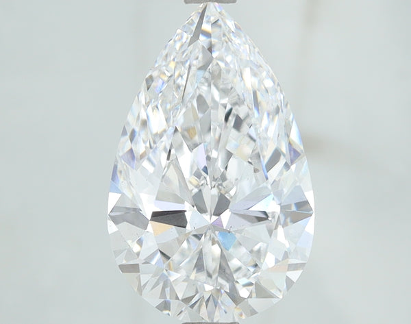 Lab-Grown 3.01 Carat Pear Shape Diamond color E Clarity VS2, precious stones, engagement diamonds