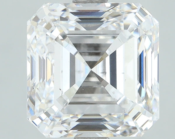 Lab-Grown 3.50 Carat Asscher Cut Diamond color E Clarity VS2, precious stones, engagement diamonds