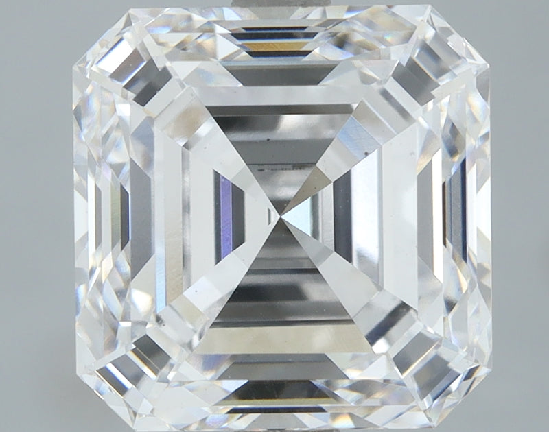 Lab-Grown 4.02 Carat Asscher Cut Diamond color E Clarity VS1, precious stones, engagement diamonds