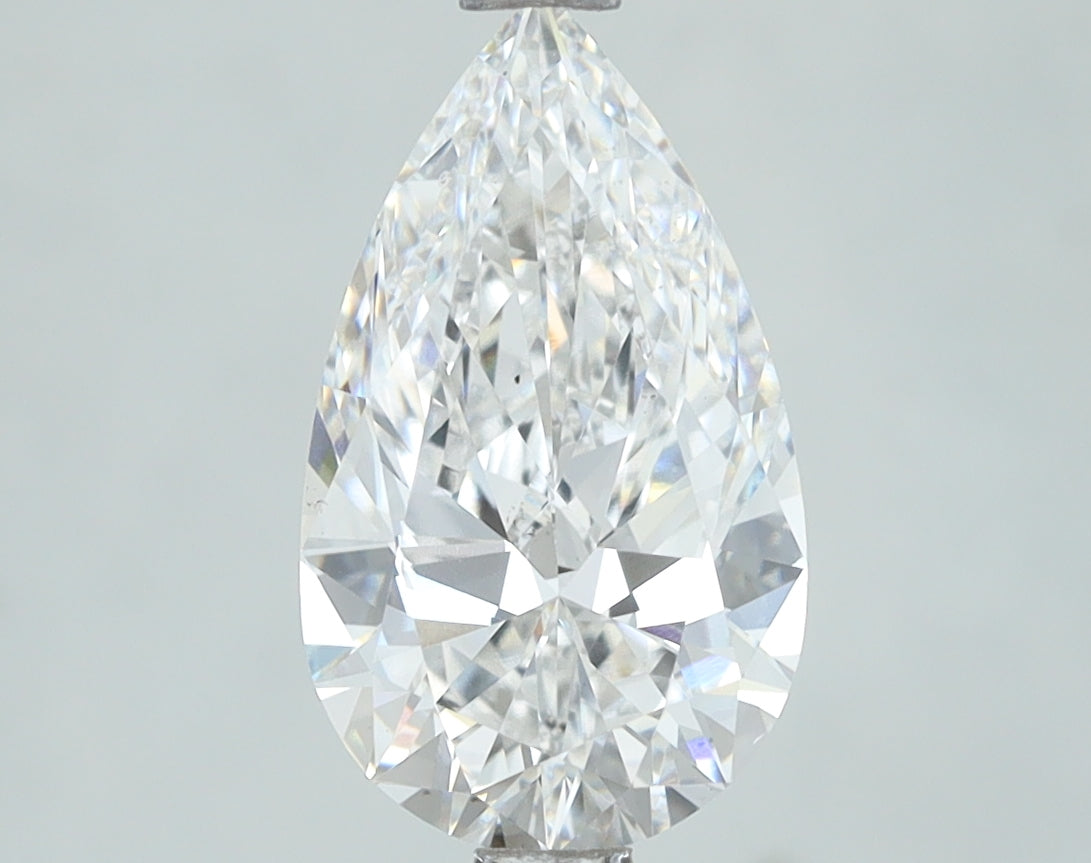 Lab-Grown 2.00 Carat Pear Shape Diamond color E Clarity VS1, precious stones, engagement diamonds