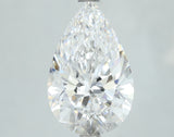 Lab-Grown 3.51 Carat Pear Shape Diamond color E Clarity VS2, precious stones, engagement diamonds