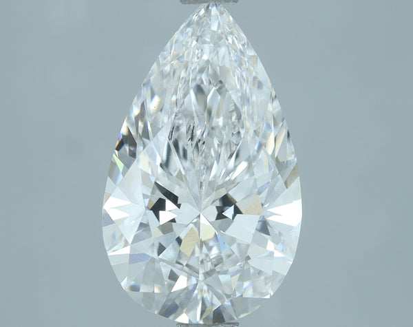 Lab-Grown 2.13 Carat Pear Shape Diamond color D Clarity VS1, precious stones, engagement diamonds