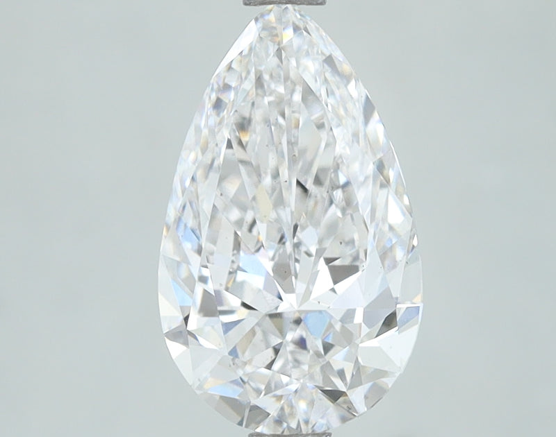 Lab-Grown 2.01 Carat Pear Shape Diamond color E Clarity VS1, precious stones, engagement diamonds