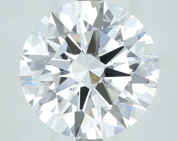 Lab-Grown 5.04 Carat Round Brilliant Diamond color E Clarity VVS2, precious stones, engagement diamonds