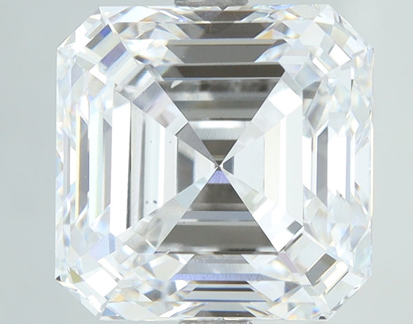 Lab-Grown 5.02 Carat Asscher Cut Diamond color D Clarity VS1, precious stones, engagement diamonds