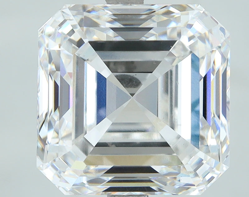 Lab-Grown 7.01 Carat Asscher Cut Diamond color E Clarity VS1, precious stones, engagement diamonds