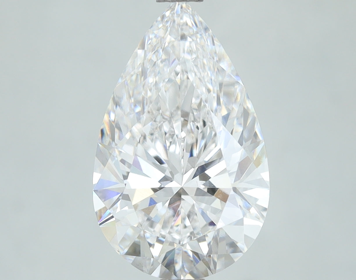 Lab-Grown 3.14 Carat Pear Shape Diamond color E Clarity VS1, precious stones, engagement diamonds
