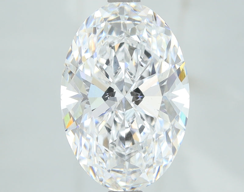 Lab-Grown 3.08 Carat Oval Shape Diamond color D Clarity VS2, precious stones, engagement diamonds