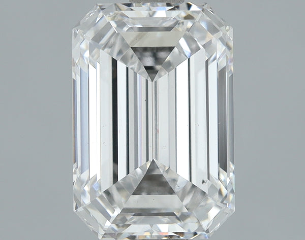 Lab-Grown 2.03 Carat Emerald Cut Diamond color E Clarity VS1, precious stones, engagement diamonds
