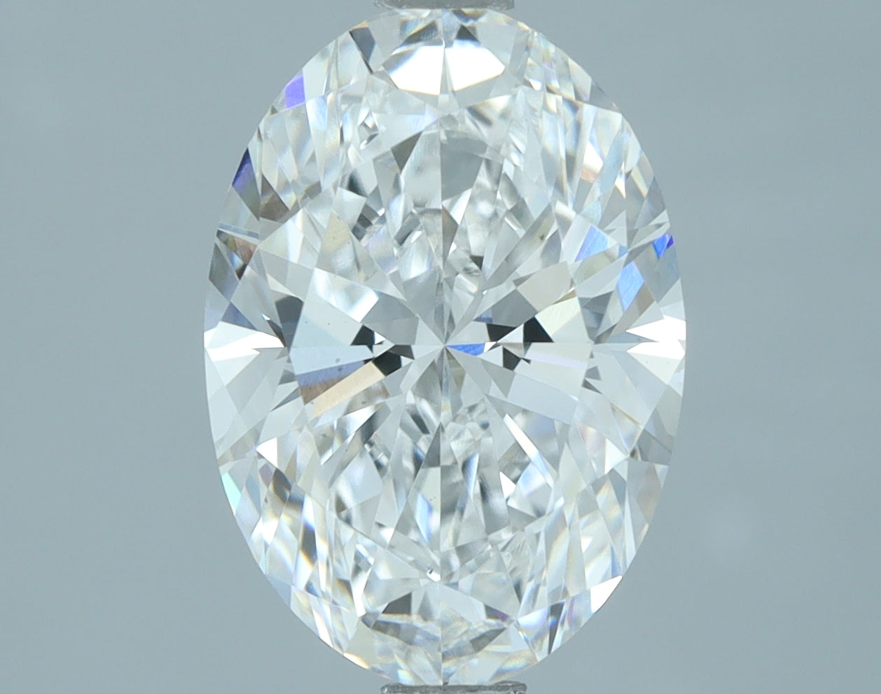 Lab-Grown 2.21 Carat Oval Shape Diamond color E Clarity VS1, precious stones, engagement diamonds