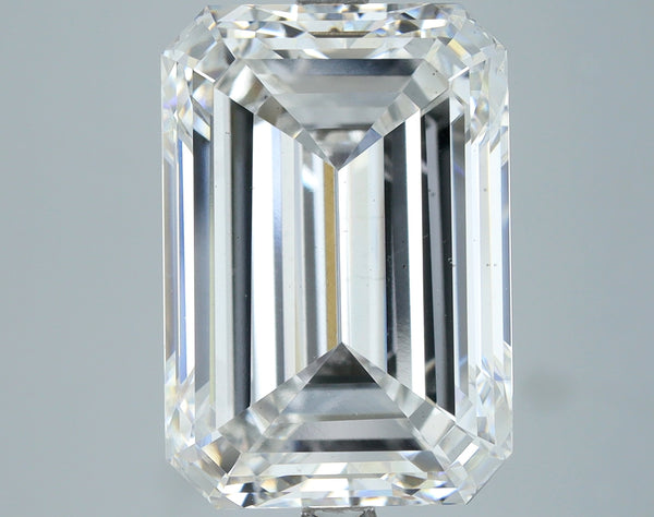 Lab-Grown 10.01 Carat Emerald Cut Diamond color E Clarity VS2, precious stones, engagement diamonds