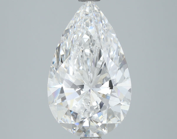 Lab-Grown 3.42 Carat Pear Shape Diamond color D Clarity VS1, precious stones, engagement diamonds