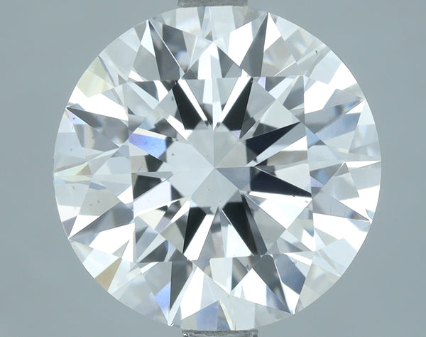 Lab-Grown 3.51 Carat Round Brilliant Diamond color D Clarity VS2, precious stones, engagement diamonds