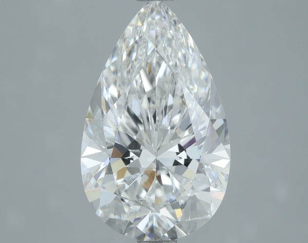 Lab-Grown 3.02 Carat Pear Shape Diamond color E Clarity VS1, precious stones, engagement diamonds