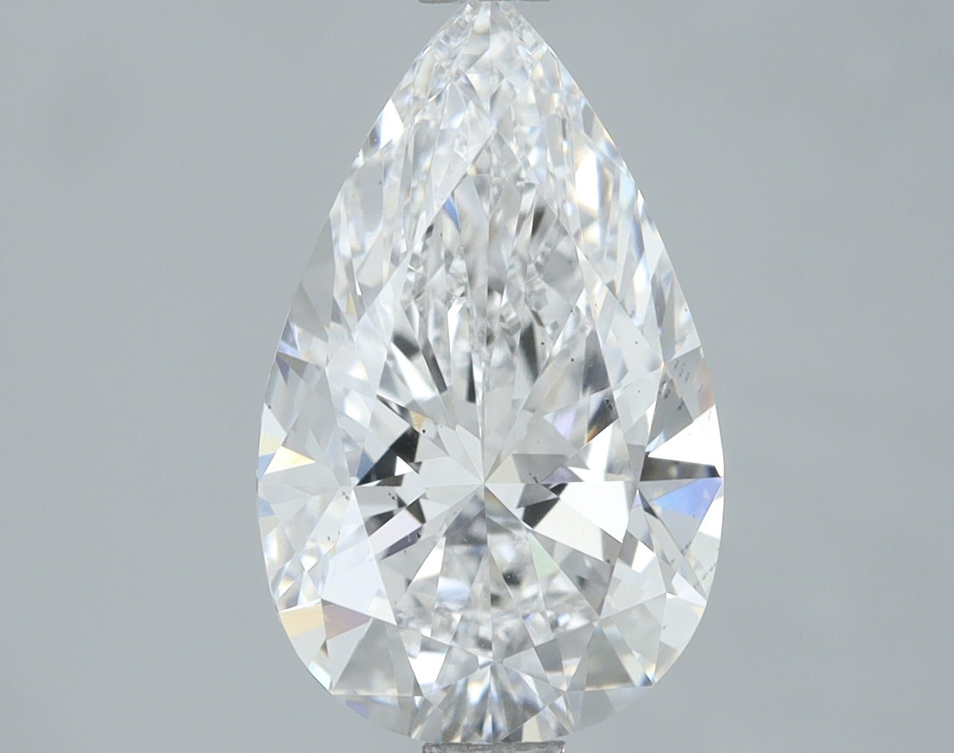 Lab-Grown 2.08 Carat Pear Shape Diamond color D Clarity VS2, precious stones, engagement diamonds