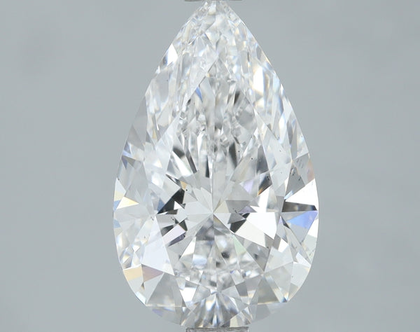 Lab-Grown 2.08 Carat Pear Shape Diamond color D Clarity VS2, precious stones, engagement diamonds