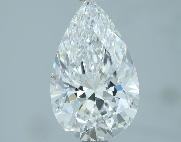 Lab-Grown 2.01 Carat Pear Shape Diamond color E Clarity VS1, precious stones, engagement diamonds