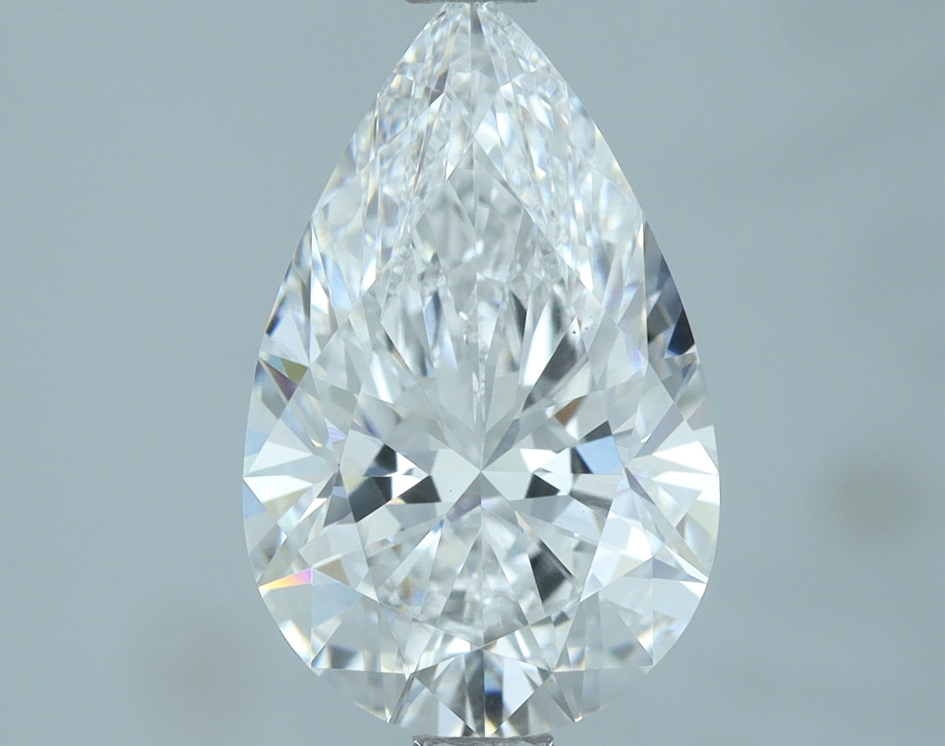 Lab-Grown 2.06 Carat Pear Shape Diamond color E Clarity VS1, precious stones, engagement diamonds