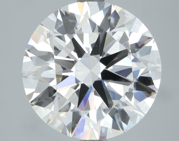 Lab-Grown 5.11 Carat Round Brilliant Diamond color D Clarity VS2, precious stones, engagement diamonds