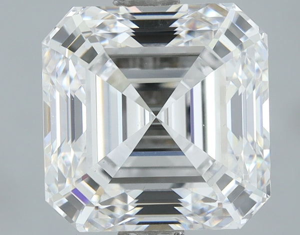 Lab-Grown 2.51 Carat Asscher Cut Diamond color E Clarity VS1, precious stones, engagement diamonds