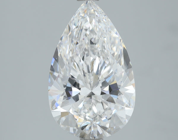 Lab-Grown 3.01 Carat Pear Shape Diamond color D Clarity VS2, precious stones, engagement diamonds