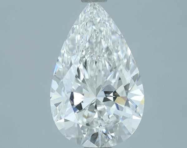 Lab-Grown 2.13 Carat Pear Shape Diamond color E Clarity VS1, precious stones, engagement diamonds