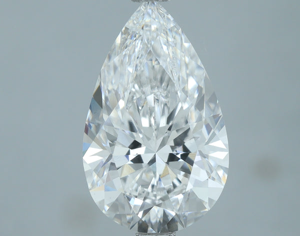 Lab-Grown 3.03 Carat Pear Shape Diamond color E Clarity VS1, precious stones, engagement diamonds