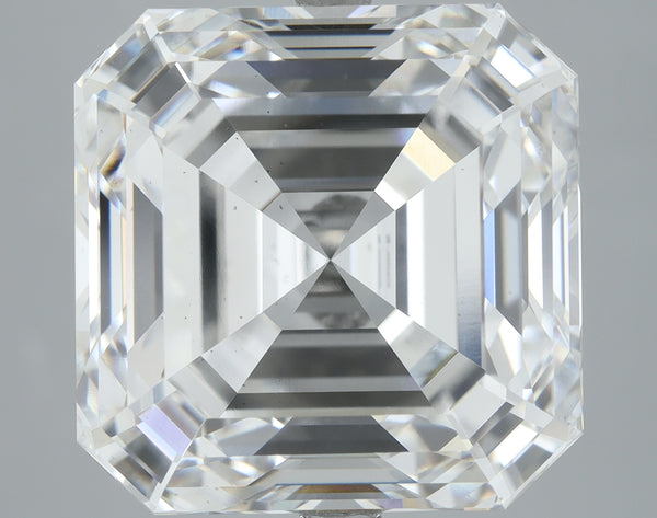 Lab-Grown 15.20 Carat Asscher Cut Diamond color F Clarity VS2, precious stones, engagement diamonds