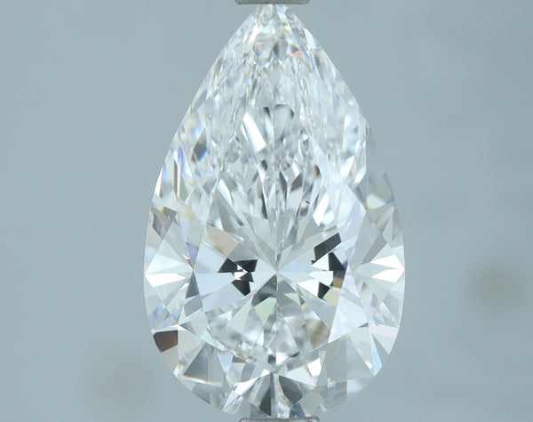 Lab-Grown 2.10 Carat Pear Shape Diamond color D Clarity VS1, precious stones, engagement diamonds