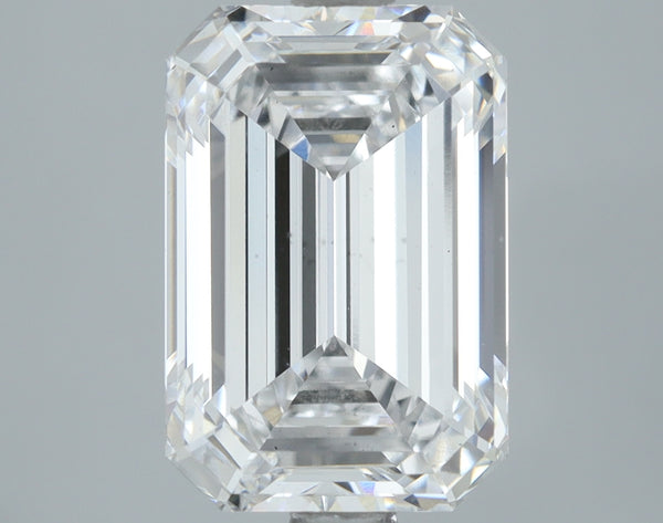 Lab-Grown 3.14 Carat Emerald Cut Diamond color D Clarity VS2, precious stones, engagement diamonds