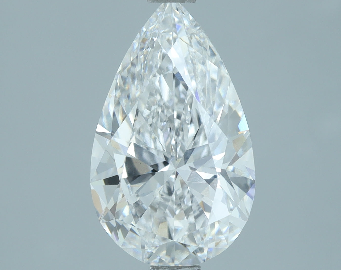 Lab-Grown 2.01 Carat Pear Shape Diamond color E Clarity VS1, precious stones, engagement diamonds