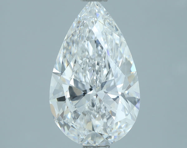 Lab-Grown 2.01 Carat Pear Shape Diamond color E Clarity VS1, precious stones, engagement diamonds