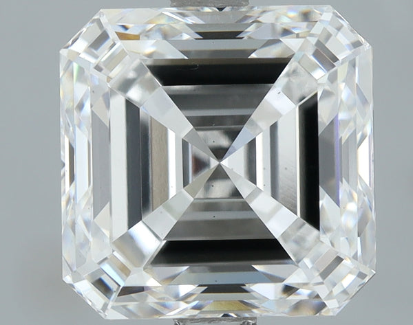 Lab-Grown 3.57 Carat Asscher Cut Diamond color D Clarity VS2, precious stones, engagement diamonds