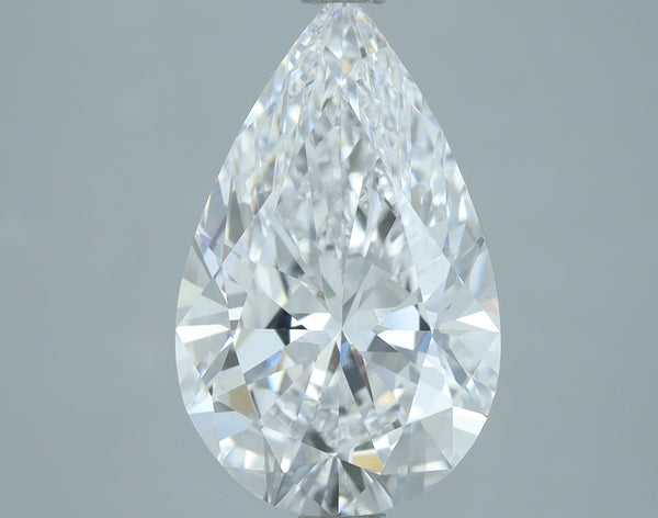 Lab-Grown 3.05 Carat Pear Shape Diamond color E Clarity VS1, precious stones, engagement diamonds