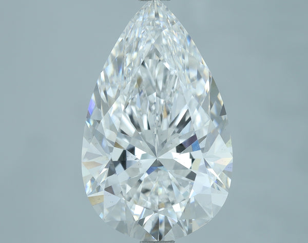 Lab-Grown 5.04 Carat Pear Shape Diamond color D Clarity VS2, precious stones, engagement diamonds