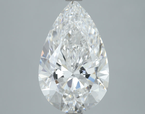 Lab-Grown 4.01 Carat Pear Shape Diamond color E Clarity VS2, precious stones, engagement diamonds
