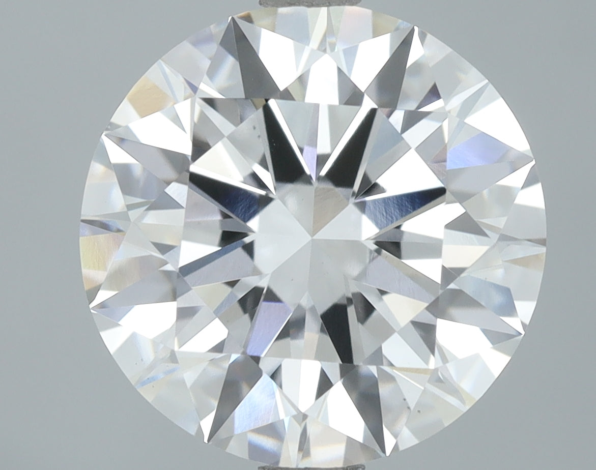 Lab-Grown 3.19 Carat Round Brilliant Diamond color D Clarity VS1, precious stones, engagement diamonds