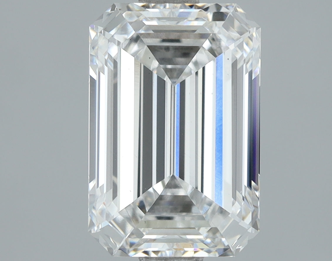 Lab-Grown 2.04 Carat Emerald Cut Diamond color E Clarity VS1, precious stones, engagement diamonds