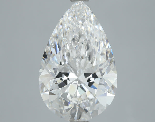 Lab-Grown 3.70 Carat Pear Shape Diamond color E Clarity VS1, precious stones, engagement diamonds