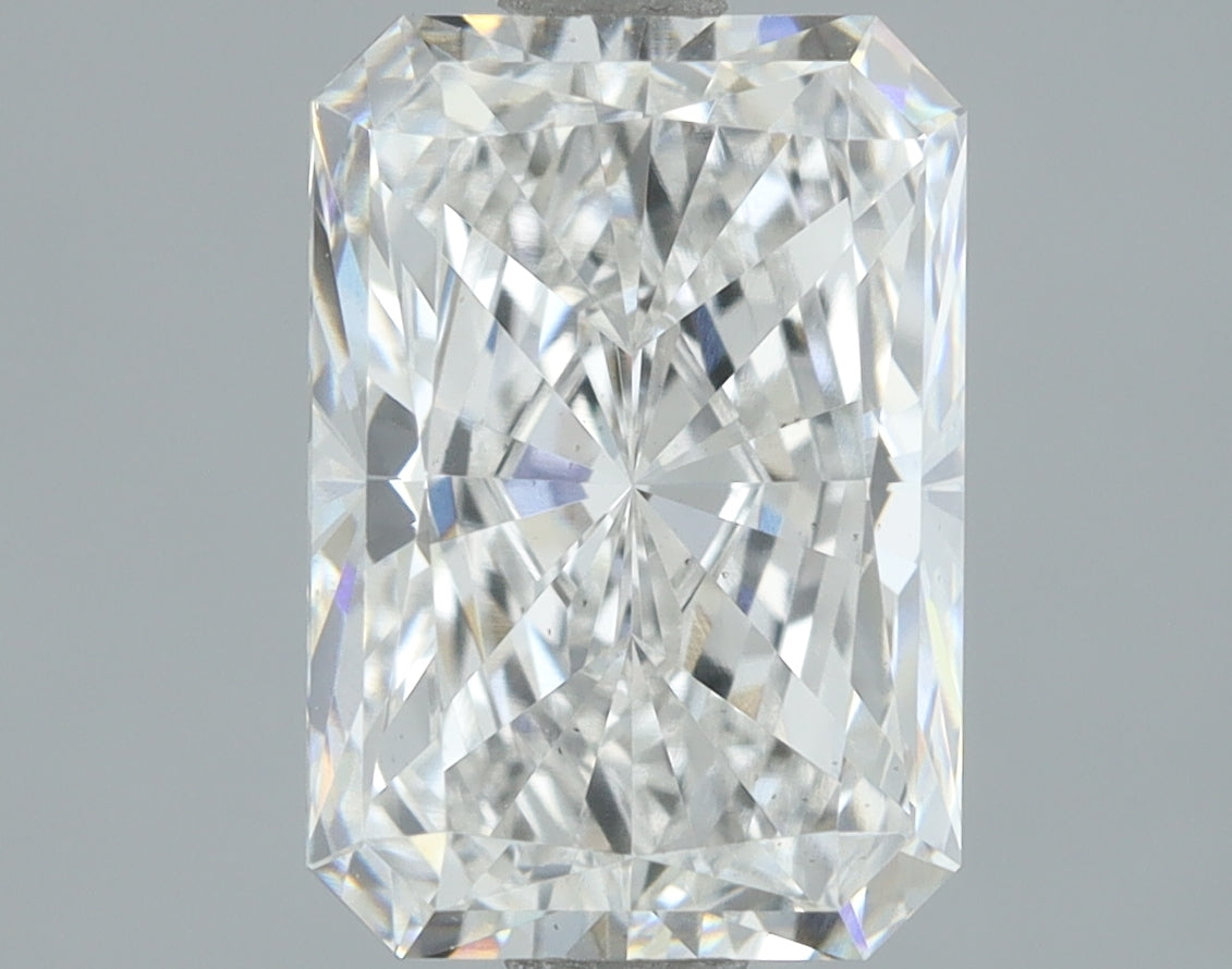 Lab-Grown 2.01 Carat Radiant Cut Diamond color F Clarity VS2, precious stones, engagement diamonds