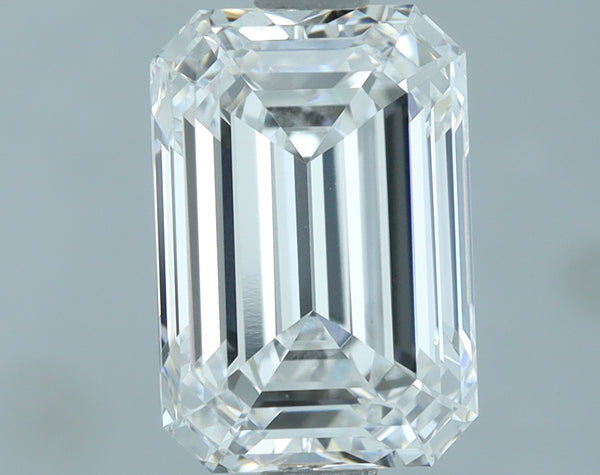 Lab-Grown 2.02 Carat Emerald Cut Diamond color E Clarity VS1, precious stones, engagement diamonds