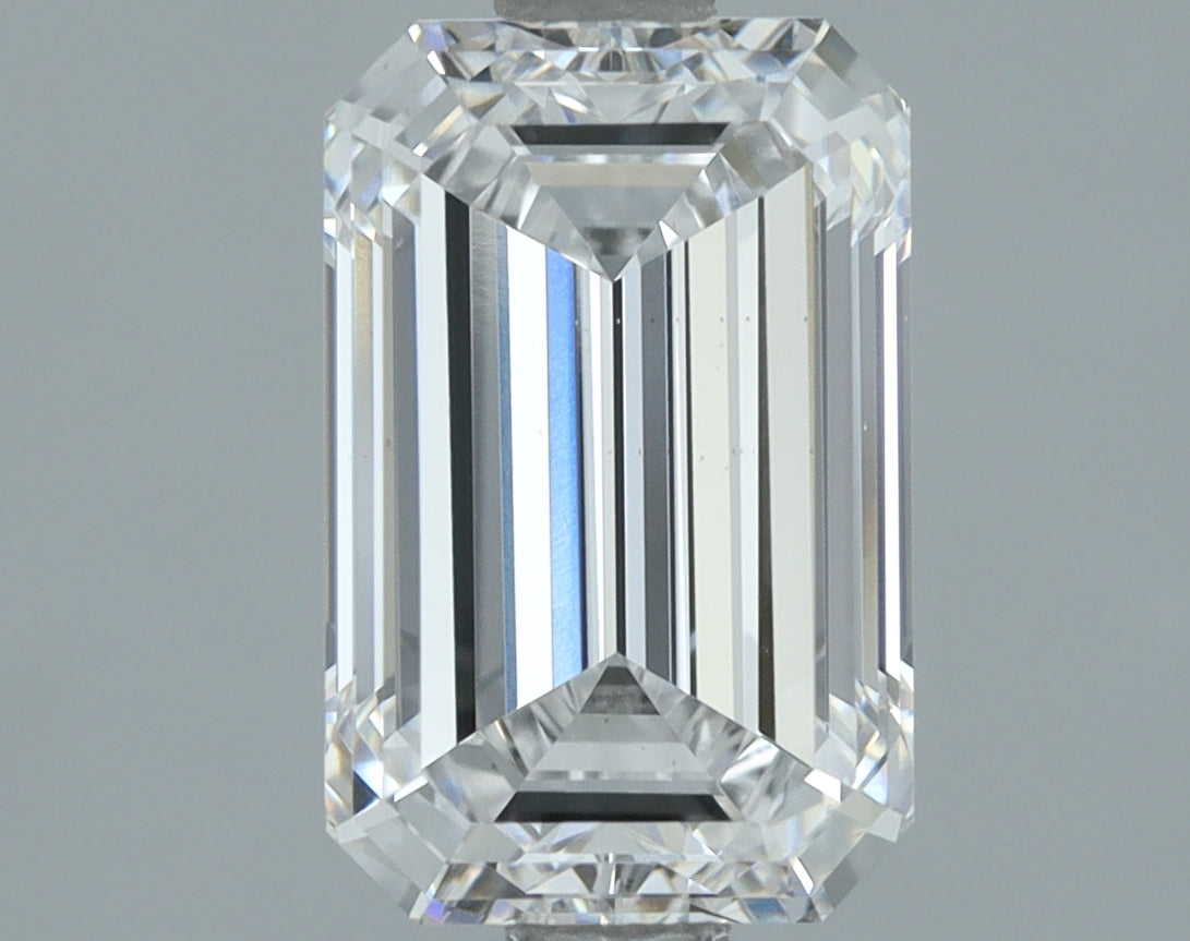Lab-Grown 2.01 Carat Emerald Cut Diamond color D Clarity VS1, precious stones, engagement diamonds