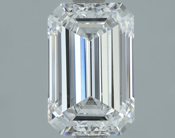 Lab-Grown 2.01 Carat Emerald Cut Diamond color D Clarity VS1, precious stones, engagement diamonds