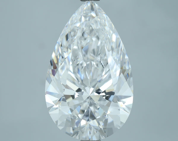 Lab-Grown 5.02 Carat Pear Shape Diamond color D Clarity VS1, precious stones, engagement diamonds