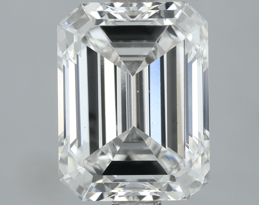 Lab-Grown 2.08 Carat Emerald Cut Diamond color E Clarity VS1, precious stones, engagement diamonds