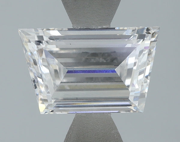 Lab-Grown 1.01 Carat Trapezoid Shape Diamond color E Clarity VS2, precious stones, engagement diamonds