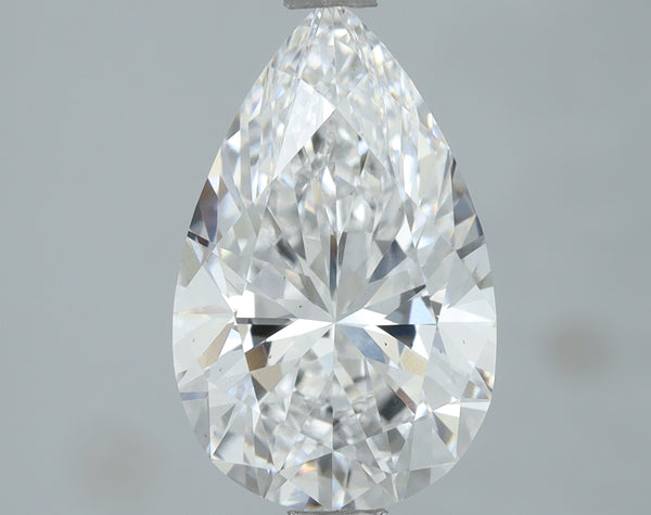 Lab-Grown 2.15 Carat Pear Shape Diamond color D Clarity VS2, precious stones, engagement diamonds