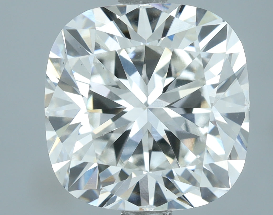 Lab-Grown 3.35 Carat Cushion Brilliant Diamond color F Clarity VS1, precious stones, engagement diamonds